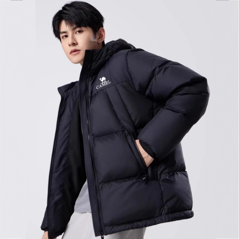 骆驼羽绒服女冬季2024