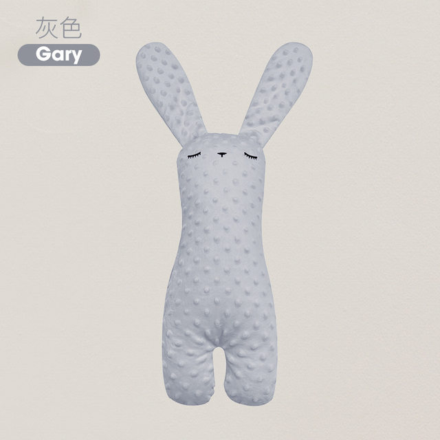 Soothing pillow doll ເດັກເກີດໃຫມ່ Doudou ນອນເດັກນ້ອຍ pillow ເດັກນ້ອຍຂອງປອມຂອງເດັກນ້ອຍ crystal velvet