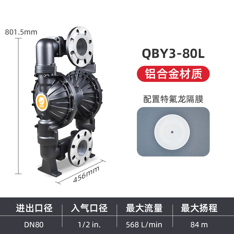 Насос мембранный Edge Gude card QBY3-80LTFF