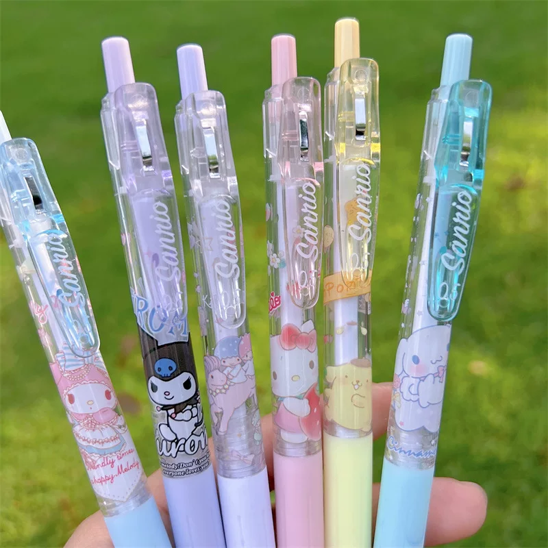 6ШТ kawaii Санрио нейтральная ручка Киннаморолл Май Мэдоли Куроми