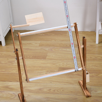 Cross-stitch scaffolding bed adjustable desktop solid wood embroidery stand 1 meter embroidery cloth Su embroidery stand cross-stitch frame