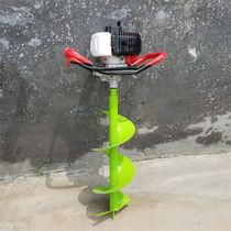 Fruit tree fertilization drilling machine mountain tree planting digging machine easy-start gasoline drilling machine