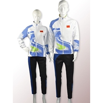 Li Ning Anta jointly branded spring and autumn Chinese team sports suits for men and women the same style for spring and autumn couples student sports suits