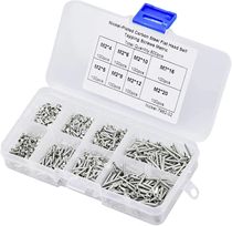800 capsules boxed 304 stainless steel flat head self-tapping screws M2 screws cross head self-tapping screws tip tail screws