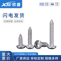 M2M2 2M2 6M3M3 5 round head self-tapping 304 stainless steel cross pan head self-tapping screws PA pointed tail screws