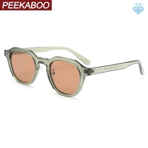 Polarized Retro Sun Glasses Men Women for round Sunglasses