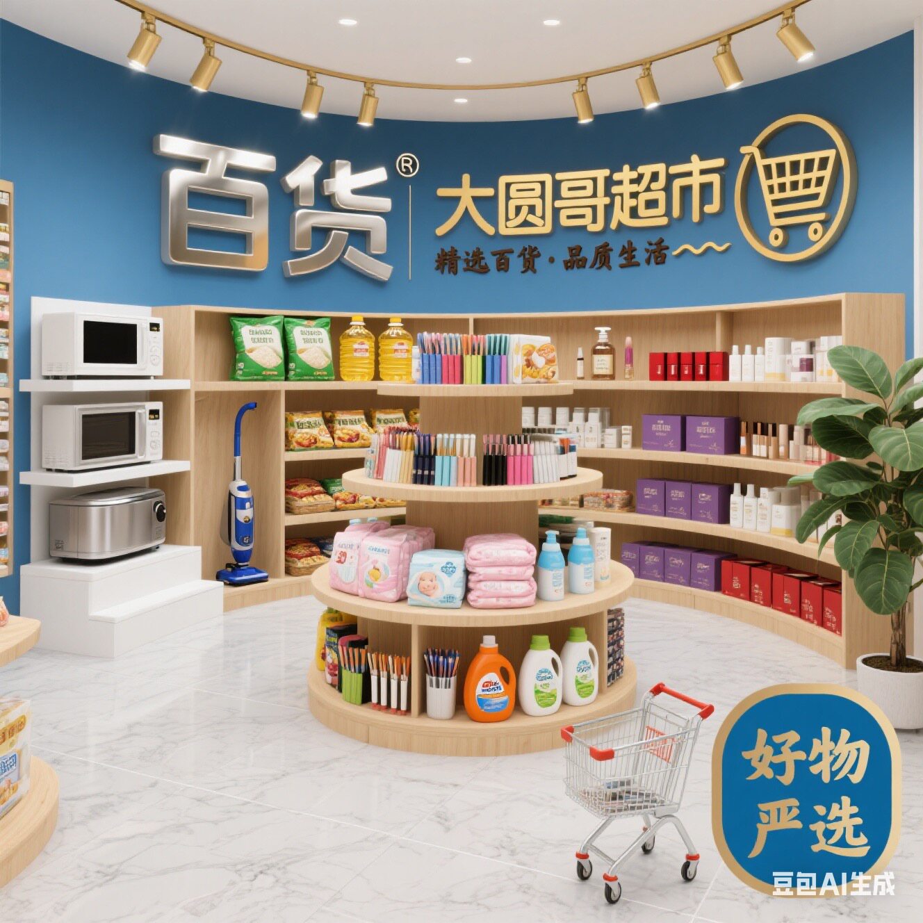 大园哥超市的LOGO