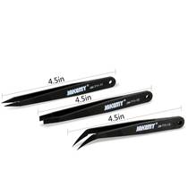 JM-T11 anti-static fiberglass tweezers tool set straight tweezers curved tweezers
