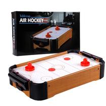 Hot-selling creative indoor wooden table ice hockey double parent-child interactive educational childrens toy Small ice ho