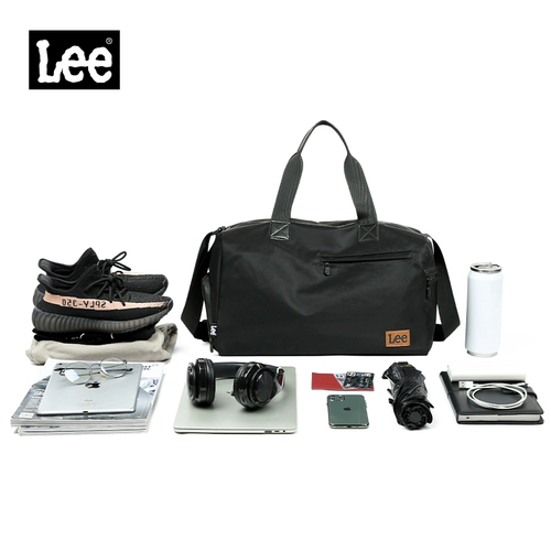Lee Сумка для путешествий, сумка на одно плечо с разделителями, спортивная сумка, сумка через плечо, сумка для плавательных принадлежностей, вместительная и большая сумка-органайзер