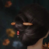 Китайская шпилька, классическая элегантная заколка для волос из сандалового дерева