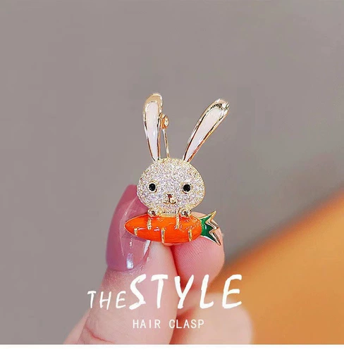 Морковный оберег на день рождения, кролик, брошь, защитное белье, детская мультяшная булавка, милый аксессуар, новая коллекция