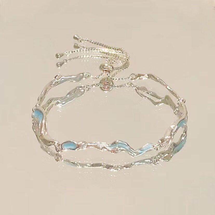 Children's butterfly bracelet, 2024 popular online, exquisite bracelet for little girls, high-end crystal princess gift for best friends.