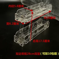 Два -слойные и двойные 28 см [10 толстых моделей] можно поместить в 10 упаковок сигарет