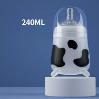 New Products Silicone Baby Bottles Cute Cow Imitation