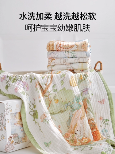 Детское хлопковое одеяло для новорожденных, детская марлевая сумка