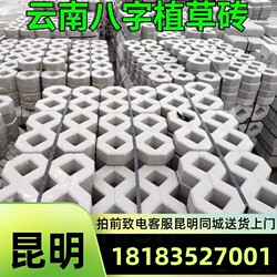 Grass Planting Bricks in Kunming, Yunnan; Grid-Shaped Lawn Bricks; Figure-Eight Bricks; Parking Lot Bricks; Vest-Shaped Bricks; Hexagonal Grass Planting Bricks; Grass Inlaying Bricks; Slope Protection