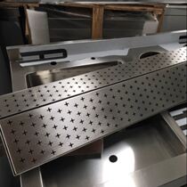 Bar stainless steel drain board beer machine wine rack drip tray vegetable sink commercial water bar multi-function