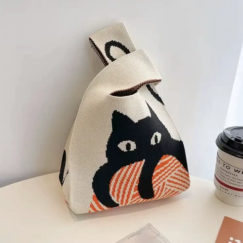 Трикотажная барсетка, сумка, подарок на день рождения, 20×35см