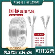 Neon light connecting wire square mini character resin character tinned special wire for character crystal transparent wire