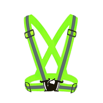 Elastic V-shaped reflective vest elastic band reflective vest adjustable fat and thin reflective webbing fluorescent yellow vest
