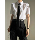 мужская белая рубашка с короткими рукавами в молодежном стиле dk uniform, красивая повседневная рубашка нейтрального стиля без карманов, универсальная рубашка высокого класса mini 3
