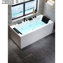 Wrigley bathtub household adult small apartment double bathtub acrylic independent shower integrated constant temperature massage bath