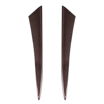 Suitable for Honda 11th generation Civic Type R FL5 black and red carbon fiber front bumper light eyebrow decoration