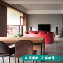 High-end solid wood reception table office small conference table for 4 people simple small conference table for 6 people modern simple small conference table