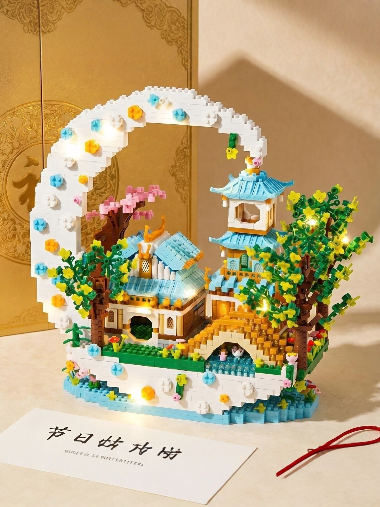 2026 New Guanghan Palace Building Blocks Adult Edition Highly Difficult and Giant Assembly Toy Model Girls Birthday Gift