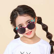 2024 new style cartoon fashion small antlers sunglasses for boys and girls TR baby sunglasses factory direct supply YK3765