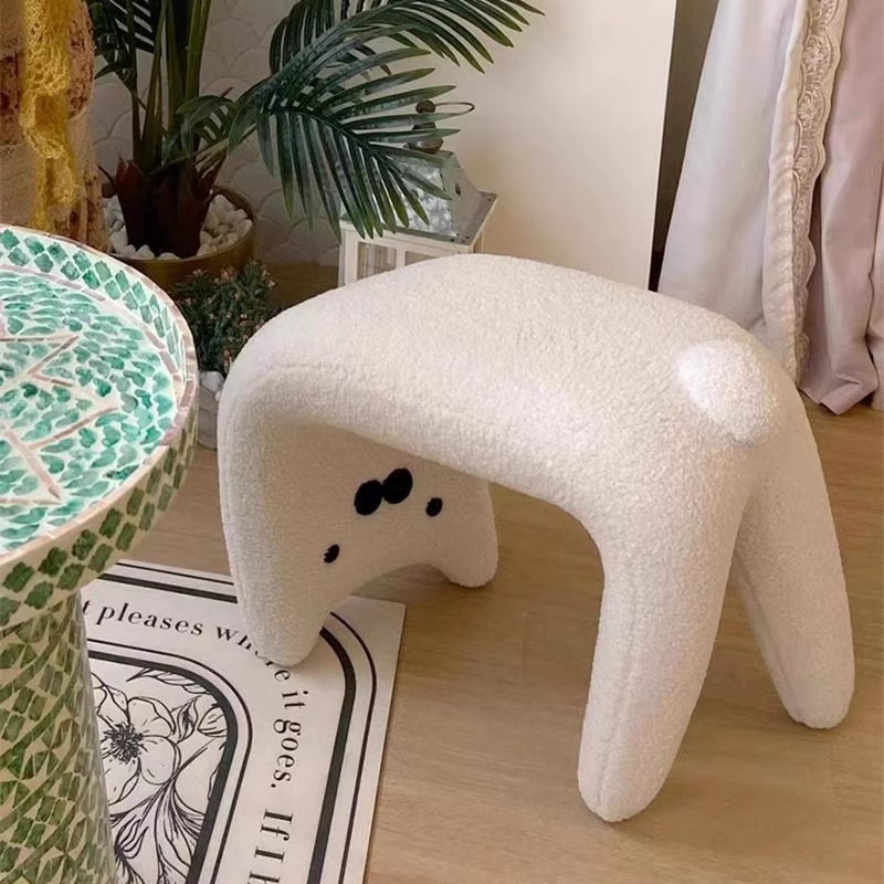 Cat Mummy Changing Shoes Stool Animal Nets Red Lamb stool Makeup Stool Dresden dresden stool Entrance Door to the door Entrance Sofa-Taobao