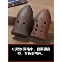 High-end Xun for beginners to play. Ten-hole fish Xun is easy to play. Professional ancient musical instrument for beginners. Pottery Xun has a soft tone and is washable.