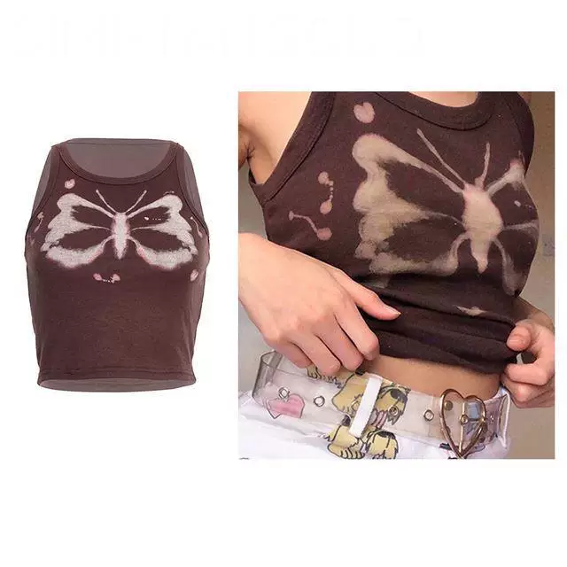 ЧЕРНЫЙ КОРСЕТ ТОП сексуальная готическая одежда spaghetti strap Crop to