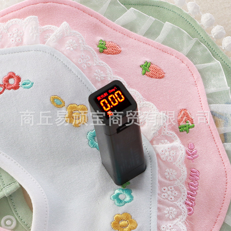 Baby bibs, baby embroidery, waterproof and dirt-proof, newborn combed cotton saliva wipes, children's bibs, pure cotton saliva wipes