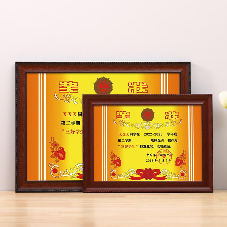 Wall-Mounted Certificate Display Frame for A4 Certificates, Award Certificates, Business License Holder, A3 Display Stand