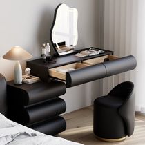 Cream style dressing table and cupboard integrated small apartment simple modern bedroom dressing table light luxury dressing table without installation