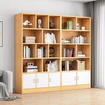 High-end Qingfei Shangpin simple bookshelf bookcase simple floor-to-ceiling student home bedroom display cabinet storage cabinet