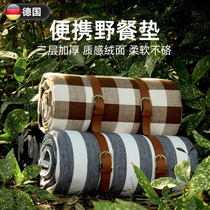 German outdoor picnic mat moisture-proof mat thickened picnic camping tent picnic portable floor mat picnic mat waterproof