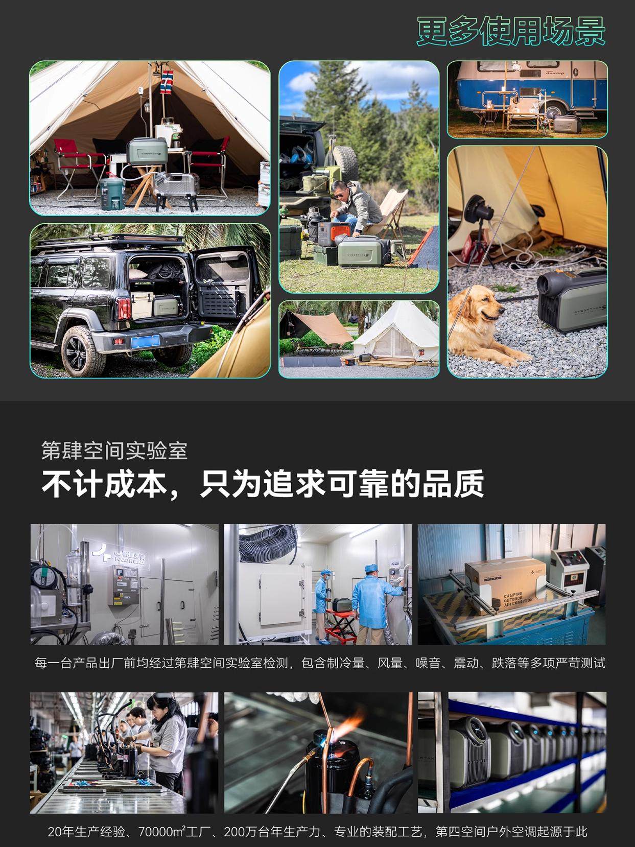 Fourth Space Parking Air Conditioner Small Mobile Inverter Camping Tent Portable 12V/24V Car-Mounted All-In-One Unit