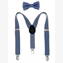 Childrens suspender tie set boys bow British accessories baby suspender clip candy-colored pants clip Korean version