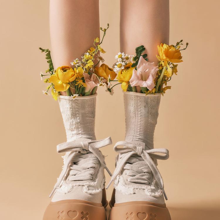 [Same Style as Tian Jiarui] Soap Opera Classic Rubber Bubble Shoes Thick-Soled Casual 2024 New German Training Shoes