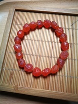 Gobi agate bracelet natural Alxa agate Alxa cherry red size 9-12 mm please ask for details