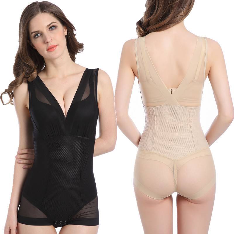 Enhanced Version of Negative Ion Slimming Body Shaping One-Piece Shapewear Authentic Corset for Women Ultra-Thin Style