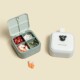 Japanese Imported Mujie Dog Medicine Box, Portable Medicine Organizer, Three Meals a Day Dispensing Box, Sealed and Moisture-Proof Medicine Divider