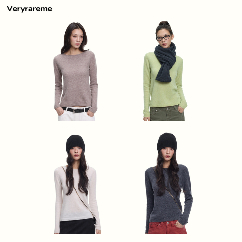 Veryrareme Cashmere and Sheep Wool Seamless One-Piece Base Knit Warm Inner Top Veryrareme Cashmere and Sheep Wool Seamless One-Piece Base Knit Warm Inner Top
