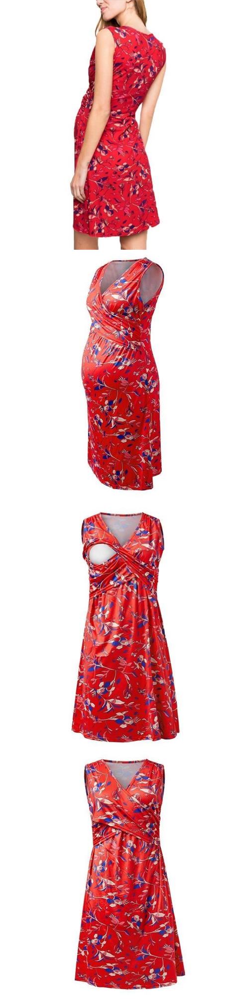 Women maternity dress red pregnancy clothes Big Size 2 O1CN01E0FIz31P6KHRQTvVb !!2215741151791