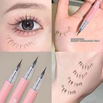 Thin and easy to use waterproof eyeliner is extremely fine quick-drying and smooth. Liquid eyeliner for lower eyelashes is smooth and natural for beginners.