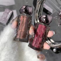 Huangpi Tiancai~Iceberg Lava Students Pseudo-No-Makeup Whitening Lip Glaze Mirror Water Glossy High-Value Lipstick Will Form a Film