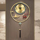 Brass Clock Wall Clock Living Room Home Use Stylish Light Luxury Dining Room Background Wall Decoration Wall-Mounted Quartz Clock